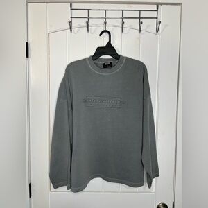 Cold Culture Ripped Box Logo Crewneck Dust Gray - M